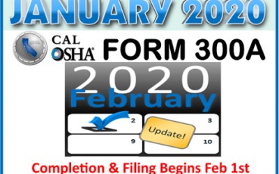 Completing/Filing Revised Cal-OSHA Form 300A Now Mandatory